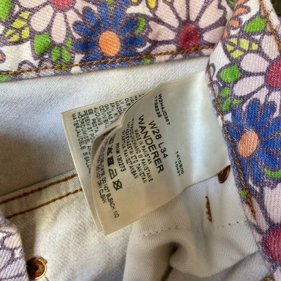 Wrangler Floral Flare Jeans - Multicolor - Picture 7 of 8